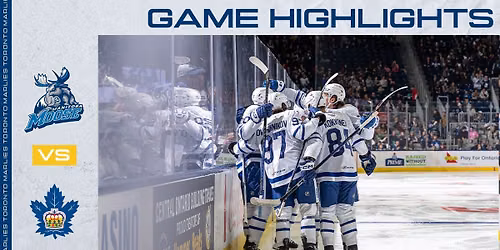 Toronto Marlies at Manitoba Moose at Canada Life Centre