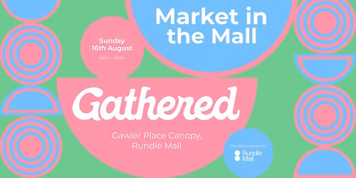 Gathered Market in the Mall