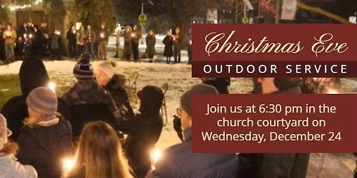Outdoor Courtyard Christmas Eve Service