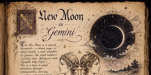 New moon in Gemini, astrology and meditation