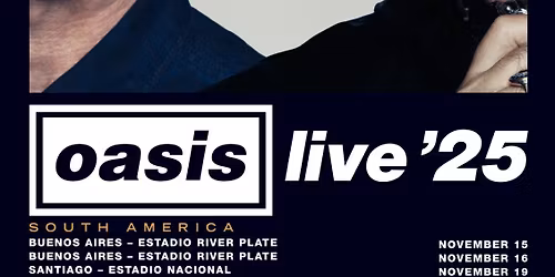 Oasis Buenos Aires Tickets