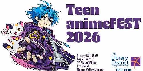 Teen animeFest 2026: Free Anime Convention for Teens!