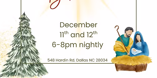 A journey through Bethlehem - Live Nativity