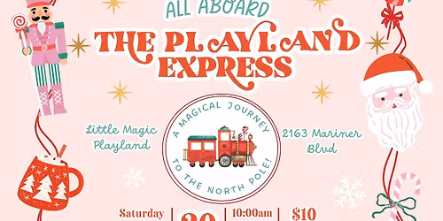 All Aboard The Playland Express! at Little Magic Playland