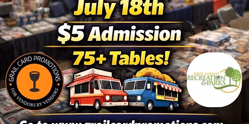 Davie County Community Park Card Show (Inside Venue, 105 Tables)