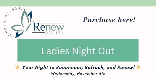 Ladies Night Out at Renew Day Spa