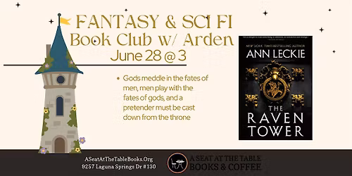 Sci-Fi\/Fantasy Book Club w\/ Arden: The Raven Tower