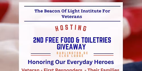 No Hero Left Behind - Free Food  & Toiletries Giveaway 
