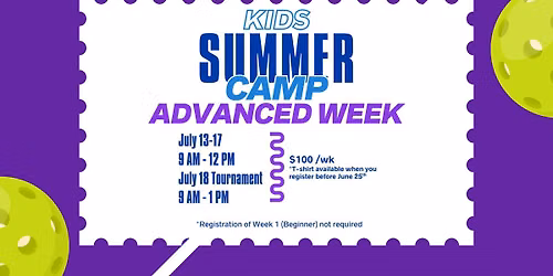 Kids Summer Camp Week 2 (Advanced)