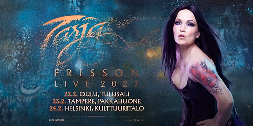 Tarja Turunen \u2013 Frisson Live 2027, Tullikamarin Pakkahuone, Tampere 22.2.2027