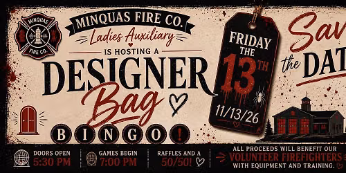 Friday the 13th Designer Bag Bingo 