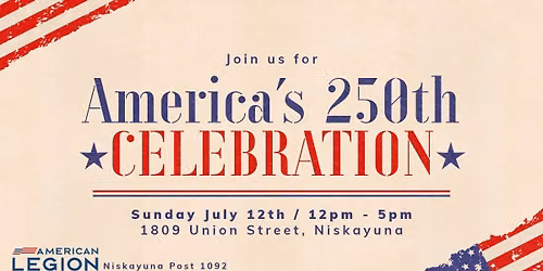 America's 250 Year Celebration Block Party