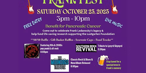 First Annual Frankfest (benefiting pancreatic cancer research)