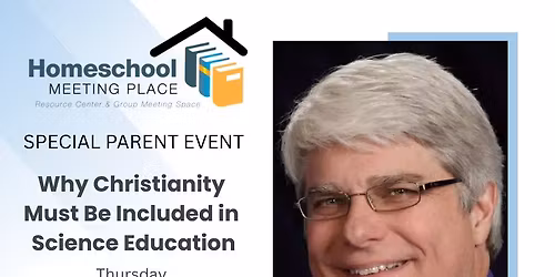 Special Parent Event with Guest Speaker, Dr. Jay L. Wile