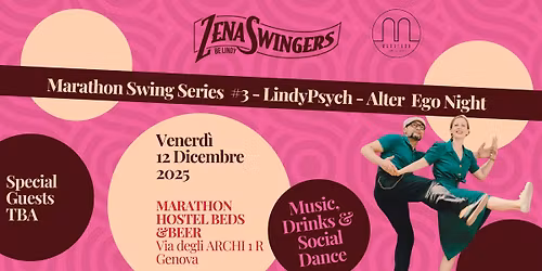 Marathon Swing Series - LindyPsych - Alter Ego Night w\/Special Guests
