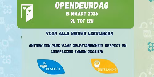 Opendeurdag 2026 GO! BS De Kleurenboom