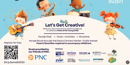 Family Parade & Celebration (Easton Farmers Market) April 11 FREE!