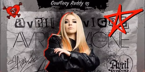Courtnay Reddy as Avril Lavigne plus support from Paramored
