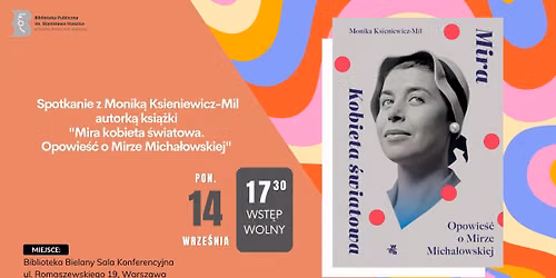 Spotkanie autorskie z Monik\u0105 Ksieniewicz-Mil