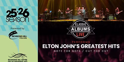 Classic Albums Live: Elton John, Greatest Hits