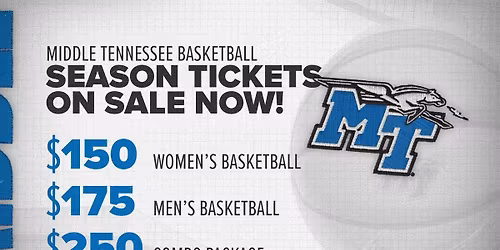 Parking Tennessee State Lady Tigers at Middle Tennessee Blue Raiders Womens Basketball