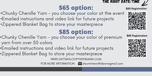 Moms Night Out - Chunky Knit Blanket Workshop