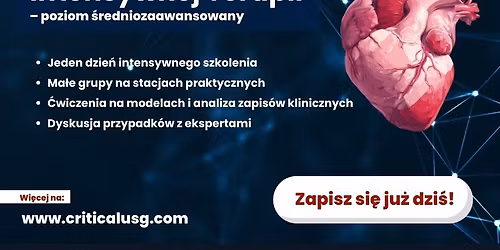 Echokardiografia w Intensywnej Terapii \u2013 poziom \u015bredniozaawansowany