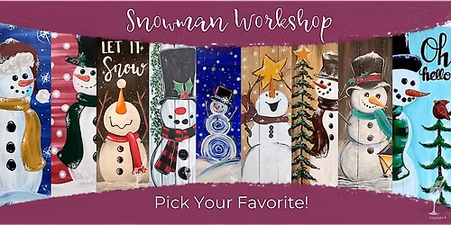 A Beautiful Snowman - Paint and Sip in Denver | Classpop!\u2122