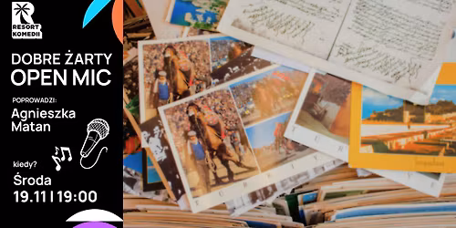 \u22c6    (\u3063\u25d4\u25e1\u25d4)\u3063  DOBRE \u017bARTY I OPEN MIC | 19.11