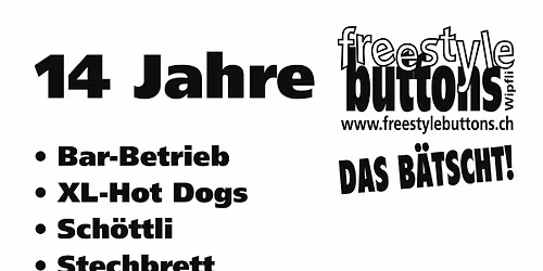 14 Jahre freestyle buttons