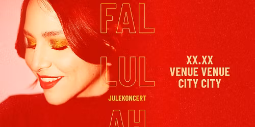 Fallulah Julekoncert \/\/ T\u00f8jhuset \/\/ Fredericia