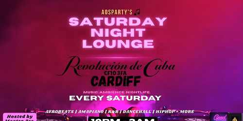\u2660\ufe0f Saturday Night Lounge #AOSLounge - 15th November \u2660\ufe0f