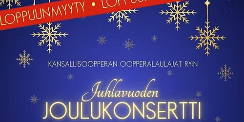 Kansallisoopperan oopperalaulajat ry:n Juhlavuoden joulukonsertti