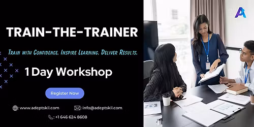 Train The Trainer Training \u2013 Irvine, CA | In-Person & Live Virtual