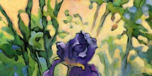 Grape Pop Iris Paint Night
