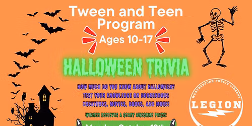 Legion - Halloween Trivia (Ages 10-17)