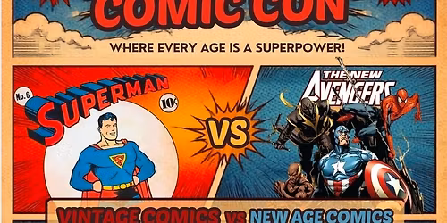 Comic-Con "Vintage Comics vs New Age Comic"