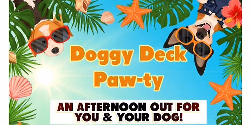 The Canine Crunchery will be at the Doggy Deck Paw-ty at the Blackhawk Athletic Club
