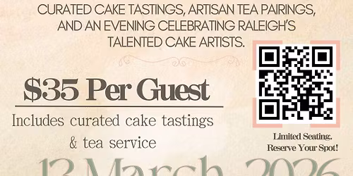 Raleigh Cake & Tea Soir\u00e9e