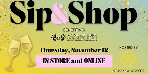 Sip and Shop with Kendra Scott