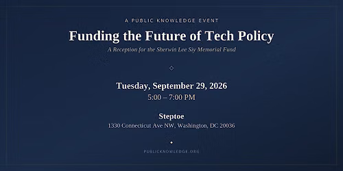 Funding the Future of Tech Policy