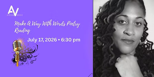 Make A Way With Words Poetry Reading