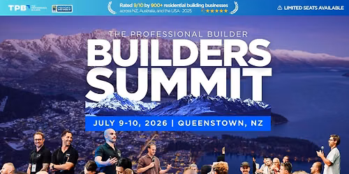 THE PROFESSIONAL BUILDER | QUEENSTOWN BUILDERS SUMMIT 2026