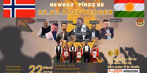 Newroz S\u00f8ndag 22.03.2026 i Bergen