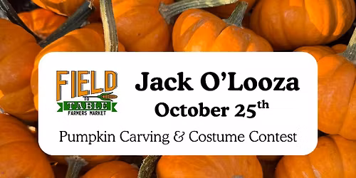 Jack O'Looza: Pumpkin Carving and Halloween Costume Contest