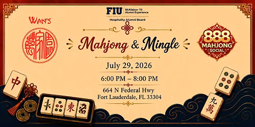 Mahjong & Mingle at Wan's Mandarin House