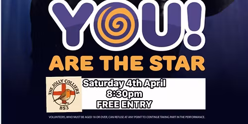 Comedy Hypnotist Paul Bishop @ JOLLY COLLIERS 