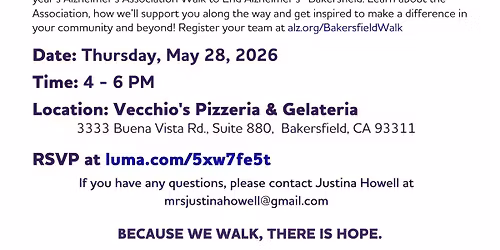 Bakersfield Kick Off Event