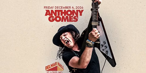 Anthony Gomes at Delmar Hall