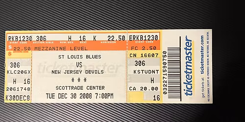 New Jersey Devils at St. Louis Blues at Enterprise Center